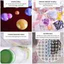 2 x ZKOPAVS Diamond Painting Kits for Adults and Kids Cute Cat Eats Watermelon Art Paint with Crystal Rhinestone Cross Stitch Round Full Drill Art 12X12 Inch