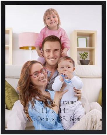 Giftgarden 11x14 Picture Frame Black, 11 by 14 Thin Photo Frame for Wall Tabletop Display, 13 Pack