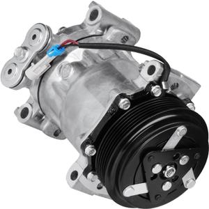 Air Conditioning Compressor with A/C Clutch for 96-00 Chevy Blazer Silverado Tahoe GMC Yukon Jimmy C1500 C2500 C3500 C35 K1500 K2500 K3500 P30 S10 Pickup Suburban Sonora, Isuzu Hombre