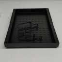 21" Deep Expandable Pull Out Cabinet Organizers, Adhesive with Nano Film, for Framed Cabinets. Upgrade Slide Rails, Peel and Stick Slide Out Drawers with Divider Racks for Kitchen