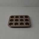 Carbon Steel 12-Cavity Non-Stick Canele Mold Cake Pan, Gold