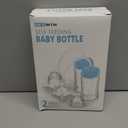 TidyFriend Anti-Colic Baby Bottle for Breastfeeding Babies 8oz, 2 Pack Baby Bottle with Straw for Convenient Feeding (Green)