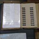 Amazon Basics Horizontal Magnetic Name Badge Holder - 100 Pack, Clear