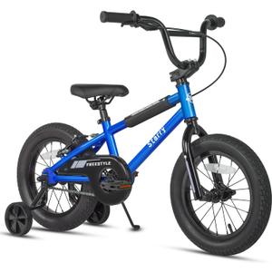 cubsala 14 Inch Kids Bike BMX Style Bicycle with Training Wheels Coaster Brake for 2-10 Years Old Toddlers Boys Girls Multiple Colors