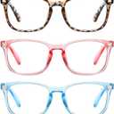 CCVOO Reading Glasses for Women/Men, Eyeglasses, Blue Light Readers for Women/Men, Computer Eye Glasses, Cheaters +0.75