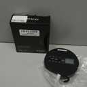 CD Player Portable with Speakers - Rechargeable Personal CD Player for Car and Home, Small Fabric Music Player with Backlit Display, Anti-Skip, AUX/USB Port - Ideal for Audiobooks & Gifts (Black)