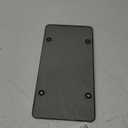 Cruiser Accessories 76200 License Plate Frame - Tuf Flat Shield, Smoke Plastic