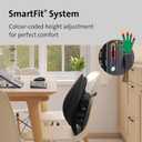 Kensington SmartFit Conform Back Rest – Adjustable Lumbar Support with Flexible Side Panels, Ergonomic Mesh Design for Improved Posture & Comfort, Universal Office Chair Fit – Black (K60412WW), X-Large