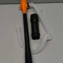 Portable Transfer Pump Battery Operated Electric Siphon Pump for Gas Fuel Diesel Transfer 3.5GPM Flow Oil Extractor - Ideal Gasoline Transfer Pump Easy to Use Hand Fuel Pump, JM-CYB04 (Extension Hose, Orange)