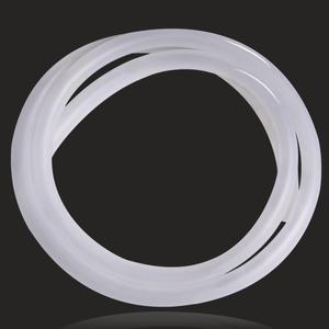 Feelers Flexible PVC Latex Tubing, 5/8 Inch ID Highly Elastic Hybrid Vinyl Tube Household Garden Water Air Hose Transport, Frosted White, 16.4Ft