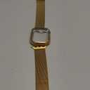 Waterproof Stainless Steel Milanese Band with Case Compatible for Apple Watch 38mm 40mm 41mm 42mm 44mm 45mm 46mm 49mm Women/Men, Magnetic Strap for iWatch Series 11 10 9 8 7 6 5 4 3 2 1 SE SE3 Ultra2/3