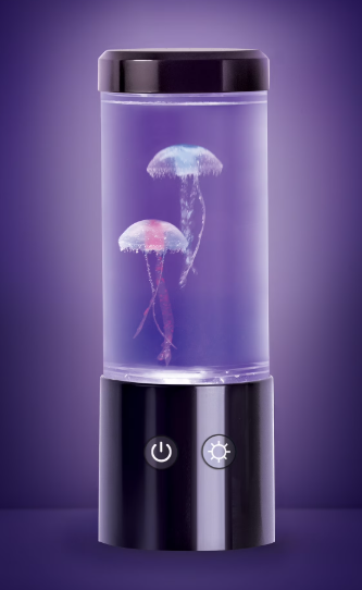 Merkury Innovations Jellyfish Night Light Lamp Motion & Multicolor Leds - Easy Mode Switching, USB Powered - 9" Merkury Innovations Jellyfish Night Light Lamp Motion & Multicolor Leds - Easy Mode Switching, USB Powered - 9"