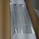 Clear Garment Bags for Hanging Clothes 10” Gusseted, 6 Pack, 40”