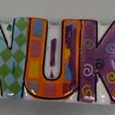 Rite Lite Chanukah Multicolor Menorah - Hand Painted Ceramic Colorful Menorah Whimsical Designs Kids for Hanukkah Gifts Jewish Holiday Party Favors Festival of Lights