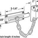 Prime-Line U 9914 Steel, Antique Brass, Keyed Chain Door Guard (Single Pack)