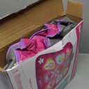 SUNLIN Dance Mat - Rhythm Step Play Mat - Dance Game Toy Pad with LED Lights, Gift for Kids Girls 3-12, Adjustable Volume, Built-in Music, 3 Challenge Levels (Pink)