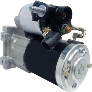 Starter Motor 1pc 10 Teeth 12V Clockwise Rotation 2.3 Horsepower (1.7 kW) Rated Power Permanent Magnet Gear Reduction Fits GMC/Chevy/Cadillac PMGR-Design 103-6500 PP10910N-E1