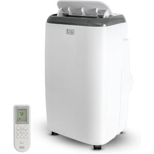BLACK+DECKER Portable Air Conditioner, 8,000 BTU for Rooms Up To 350 Sq. Ft., Portable AC with Full Function Remote Control & Window Kit, BPT05WTBA, White