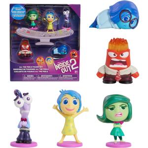 Disney and Pixar Inside Out 2 All the Feels Figure Set, Easter Basket Fillers, Gifts, Presents, Kids Toys for Ages 3 Up by Just Play (Multicolor)