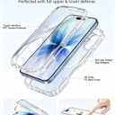 Lifedance for iPhone 17 Case, [Compatible with MagSafe] Full-Body Rugged Protection Case with Built-in Screen Protector, 10FT Military Grade Drop Tested Heavy Duty Shockproof Cover, Clear Magnetic