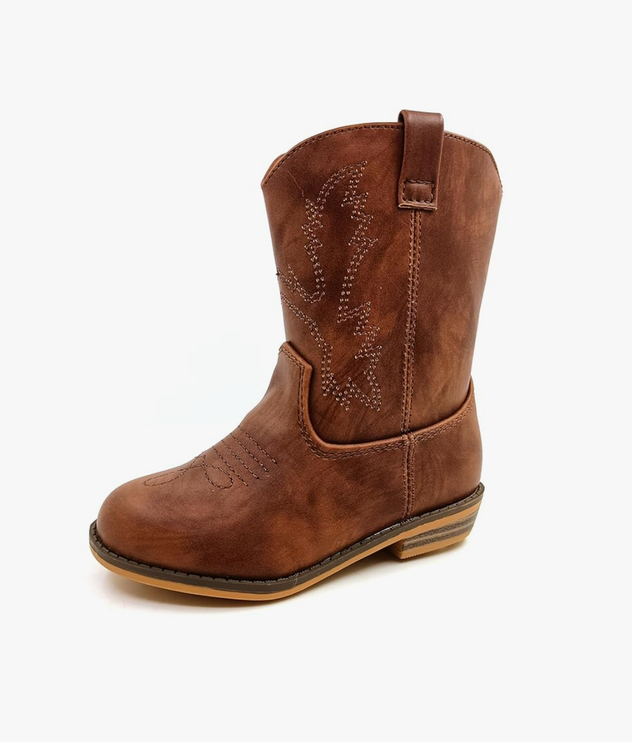 ICEBIRDS Little Kid's and Toddler Western Cowboy Boot 5