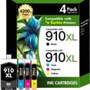 910XL 910 8015e 8025e Ink Cartridges Replacement for HP Ink 910XL Black and Color Combo Pack OfficeJet Pro 8015e 8025e 8020 8028e 8035e 8010 8034e 8020e 8025 8030 8028 8035 Printer