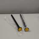 Black Shower Curtain Rod 31 to 68 Inch,1 Inch Diameter Adjustable Spring Tension Stainless Steel Telescoping Rod,Easy Install,No Rust