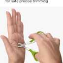 Pet Nail Clippers for Indoor Cats & Small Animals - Precision Angled Blades & Steady Grip - Ideal for Kittens Tiny Dogs Rabbits Birds - Nail Trimmer & Claw Scissors for Home Grooming - eBook + App