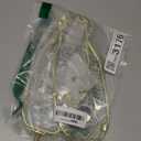 Royal Designs, Inc. HF-4001-10PB-2 Heavy Duty Lamp Harp and Crystal Finial Kit 10 inch, Polished Brass, 2-Pack