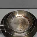 LOLYKITCH 8+10+12 Inch Tri-Ply Stainless Steel Frying Pan Set Professional Skillet Fast & Even Heating, Induction & Oven Safe Cookware for Modern Home Kitchens, Detachable Handle