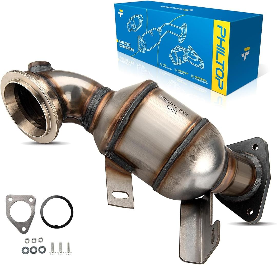 PHILTOP High Flow Catalytic Convertor for Encore 1.4L 2013-2021, Cruze 1.4L 2011-2015, Cruze Limited 1.4L 2016, Sonic 1.4L 2012-2020, Trax 1.4L 2015-2020 1.4L Catalyst Converter EPA Compliant 16953 PHILTOP High Flow Catalytic Convertor for Encore 1.4L 2013-2021, Cruze 1.4L 2011-2015, Cruze Limited 1.4L 2016, Sonic 1.4L 2012-2020, Trax 1.4L 2015-2020 1.4L Catalyst Converter EPA Compliant 16953