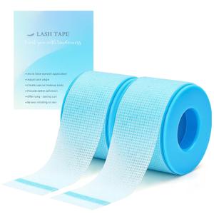 Eyelash Extension Tape,Blue Makeup Tapes, Lash Tape for Eyelash Extensions Sensitive Skins (0.98in 3.9yd, 2 Rolls)