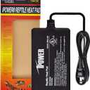 iPower Reptile Heat Pad 4W Under Tank Terrarium Warmer Heating Mat for Turtles Lizards Frogs and Other Small Animals, 4x7 Inch