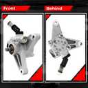 2007 Honda Odyssey Power Steering Pump compatible with 2005-2010 Honda Odyssey 3.5L V6,2005-2008 Honda Pilot 3.5L V6,2007-2013 Acura MDX 3.7L.Replace 21-5442 56110-PVJ-A01 56110-RGL-A03
