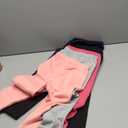 The Children's Place girls Leggings,Black/Grey Heather/Light Pink/Peach/dark  blue 5 Pack, 5-6Y