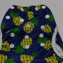Reusable Baby Swim Diapers (Sizes N5)  Adjustable, Easy-Wash Nageuret Reusable Swim Diaper Kids Soft, Breathable, Waterproof Swim Wear for Baby & Newborn! (Blue Pineapples)