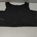 LODAY Women Transgender Tomboy FTM Elastic Chest Binder Bra Pullover Tank Top (Black, XL)