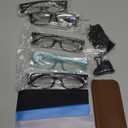 Gaoye Reading Glasses Men/Women, Eyeglasses, Blue Light Readers for Men/Women, Eye Glasses (Black, Leopard, Blue & Clear Mix)
