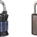 Master Lock 1535D Locker Lock Set Your Own Combination Padlock, 1 Pack, Colors May Vary & Combination Padlock, 1, Black