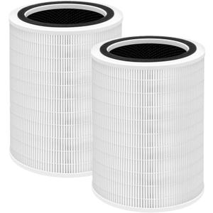 APPLIANCEMATES 12010 11010 True HEPA Replacement Filter for Clorox Air Purifier Model 11010 11011 Large Room, 1,500 Sq. Ft. Capacity, 2-Pack