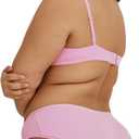Organic Basics Women's Core Unlined Wired Demi Bra, Petal Pink, 34DD