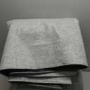 RUGSREAL 8x10 Washable Rug for Living Room Non-Slip Modern Abstract Area Rug Stain Resistant Large Bedroom Rug Contemporary Accent Throw Floor Carpet Solid Rug for Dining Room Home Decor, Dark Grey