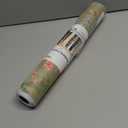 VEELIKE 17.7''x354'' Green Floral Peel and Stick Wallpaper Vintage Wildflower Floral Wallpaper Prepasted Removable Botanical Wall Paper for Bedroom Bathroom Greenery Contact Paper for Walls Cabinets