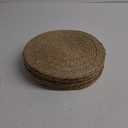 13 in Round Woven Placemats Plate Chargers Set of 10, Boho Farmhouse Rustic Woven Place Mats for Dining Table Decor, Rattan Wicker Table Mats Jute Braided Chargers for Dinner Plates (13 Inch Set of 10, Natural Color)