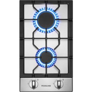 GASLAND 2 Burners Gas Cooktop 12 Inch GH30SF Drop-in Propane Stove Top with Thermocouple Protection, LPG/NG Convertible Dual Fuel Natural Gas Hob, Stainless Steel
