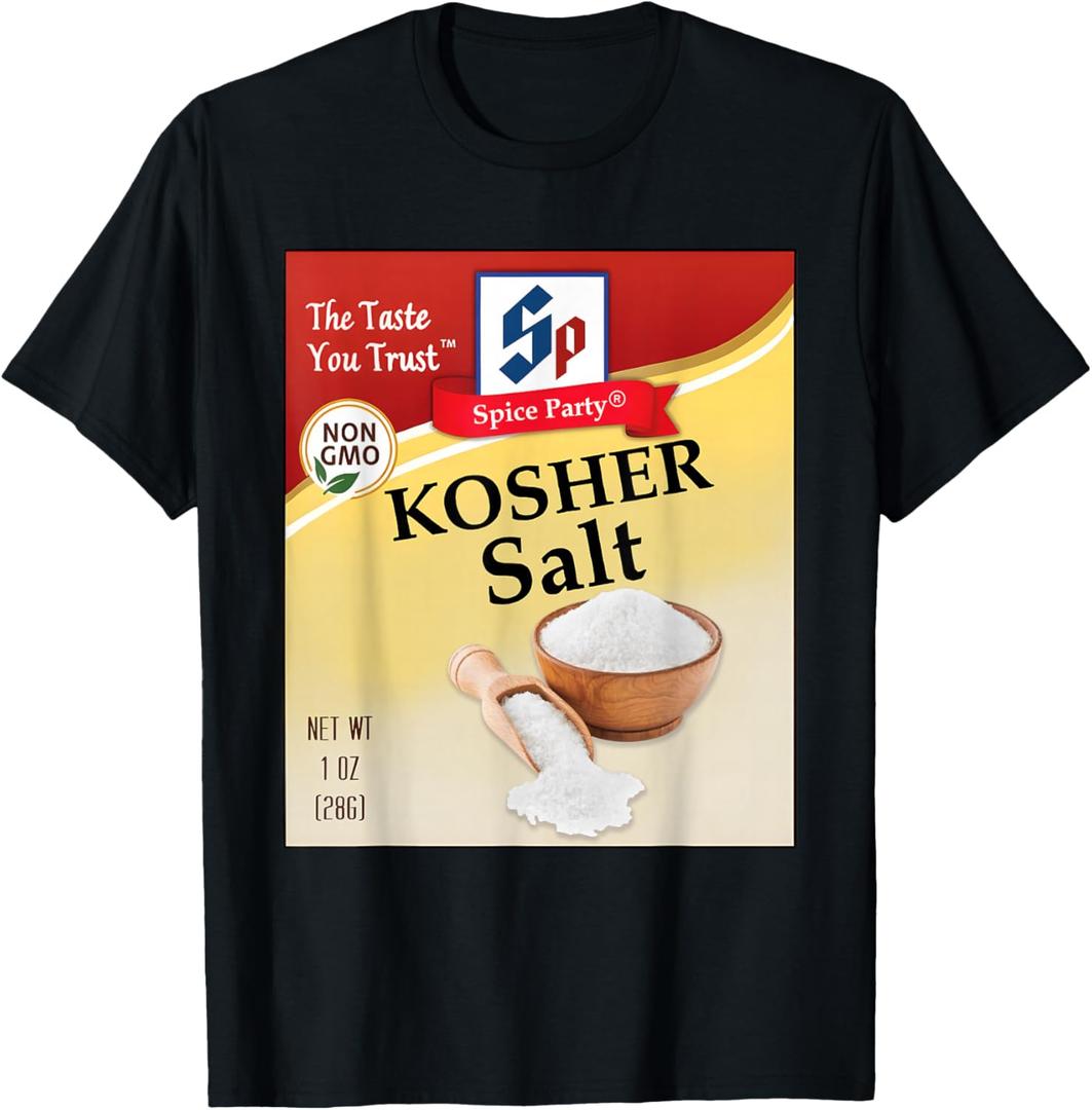 Kosher Salt Condiment Costume Holiday Spice Group Costumes T-Shirt (Medium)