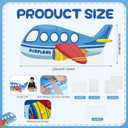 Chumia Airplane Cardboard Cutout Stand up Airplane Party Decorations Aircraft Life Size Photo Booth Props Large Background for Helicopter Themed Birthday Party Supplies