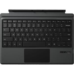 Surface Pro 7 Keyboard, Bluetooth Keyboard with Precision Trackpad for Microsoft Surface Pro 7 Plus/Pro 7 / Pro 6 / Pro 5 / Pro 4 / Pro 3, Bluetooth 5.1, Ergonomic, Rechargeable Battery (For Surface Pro 7 Keyboard 12.3"- Not Backlit, Black)