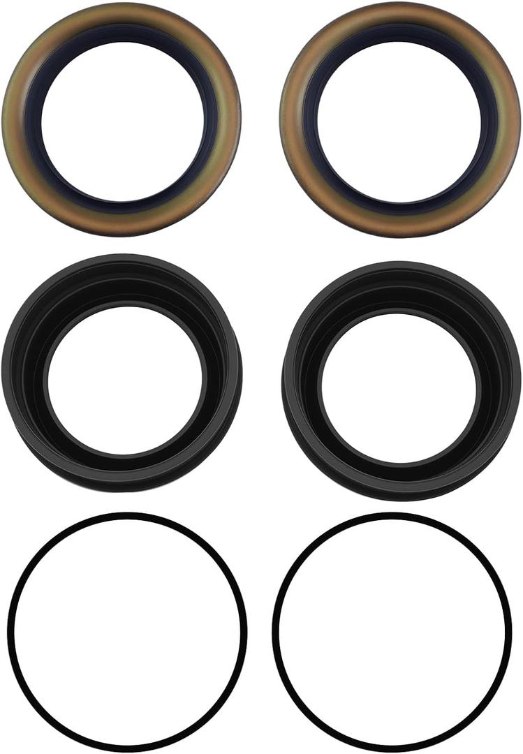 Inner And Outer Rear Drive Wheel Axle Oil Seal | Fit for Toyota 4Runner Pickup T100 Tacoma Tundra Replace 90313-48001 90301-88077 90310-50006 90310-50001 90310-50005