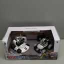 Sharper Image Motor Battles RC Team Battle Racers  Remote Control Combat Cars with LED Lights & Damage Indicators for Multiplayer Action| RC Stunt Bumper Car Fighting Game| Toy Gift for Boys Kids